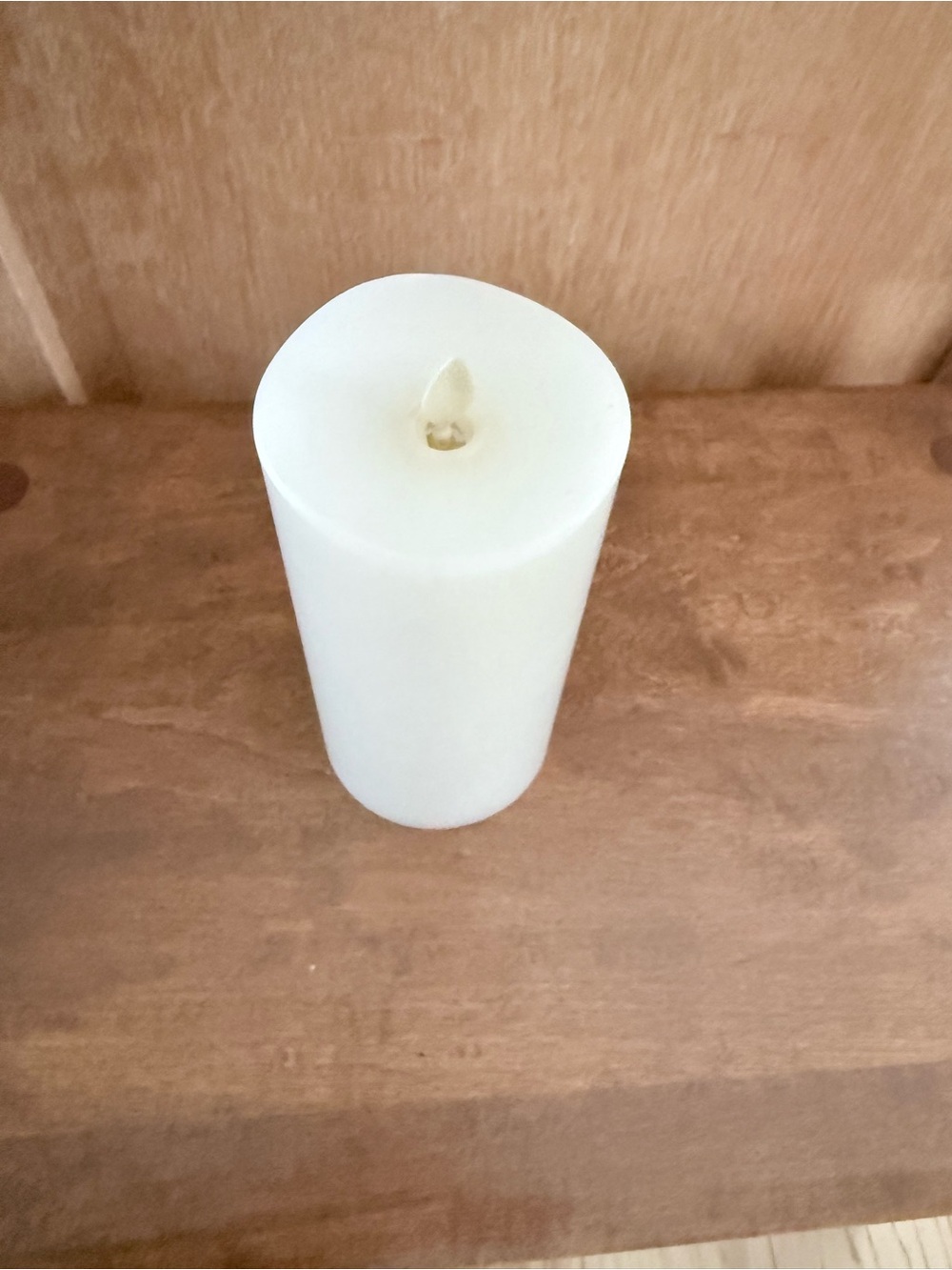 White Luminara LED Pillar Candle